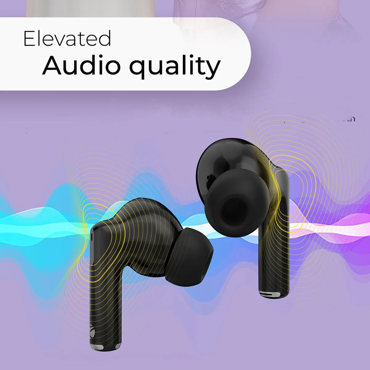 Zebronic Wireless Bluetooth Earbuds Black Zeb Chime (ZEB-PODS 416) view 2
